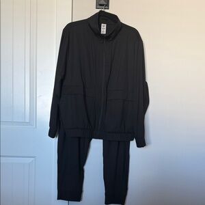 Classic Black Women's Jogger Set